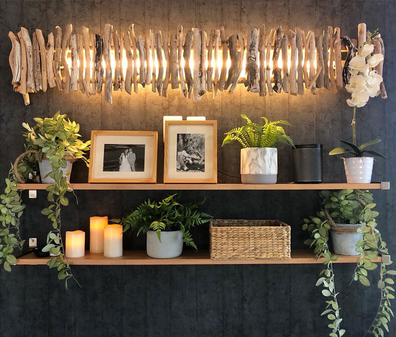 Decorar con palos de playa