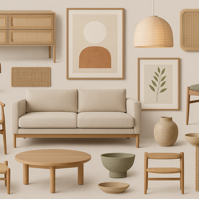 me gusta pero elimina las letras "get the look" y el "japandi style"