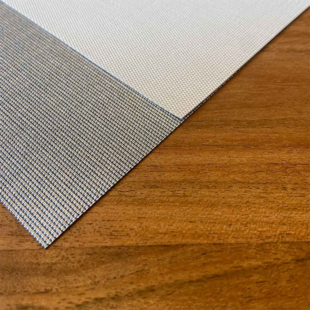 ROLLER SCREEN ALU WHITE LINEN