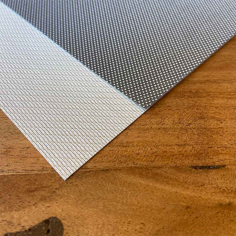 ROLLER SCREEN DUAL 1% LIGHT GREY