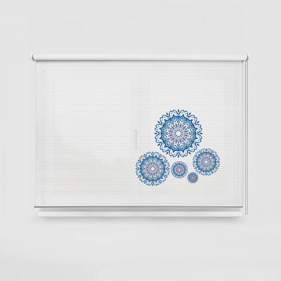 ROLLER ESTAMPADO ARABESQUE AZUL