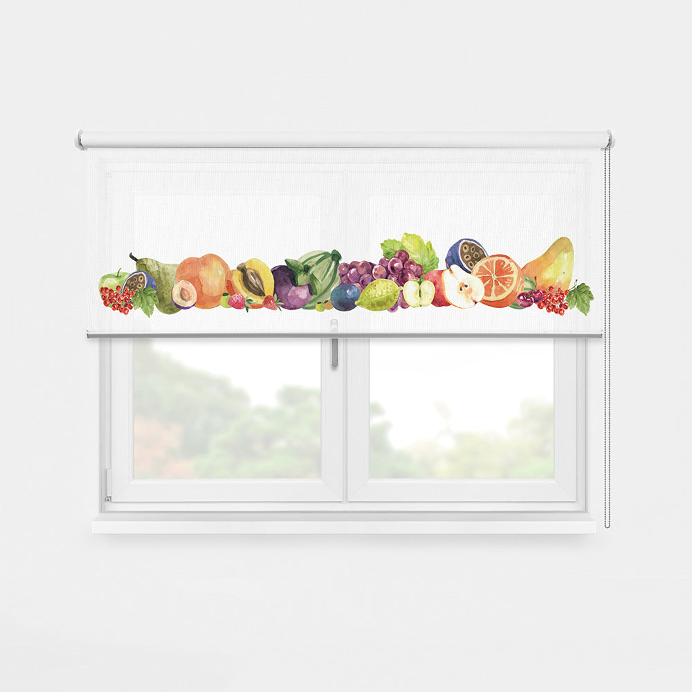 ROLLER ESTAMPADO FRUTAS ACUARELA 3 GUARDA