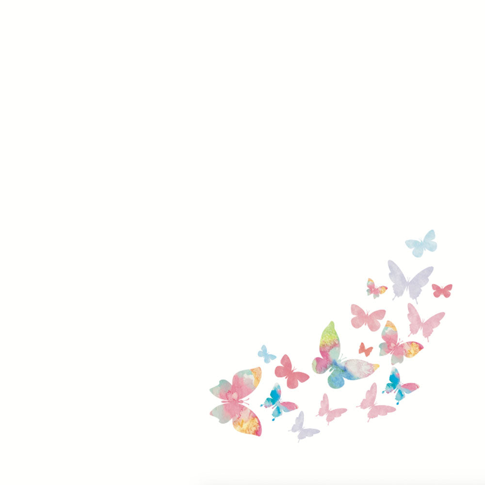 ROLLER ESTAMPADO MARIPOSAS ACUARELA ESQUINADAS